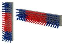 Veeborstel Nylon Blauw/rood/blauw Los