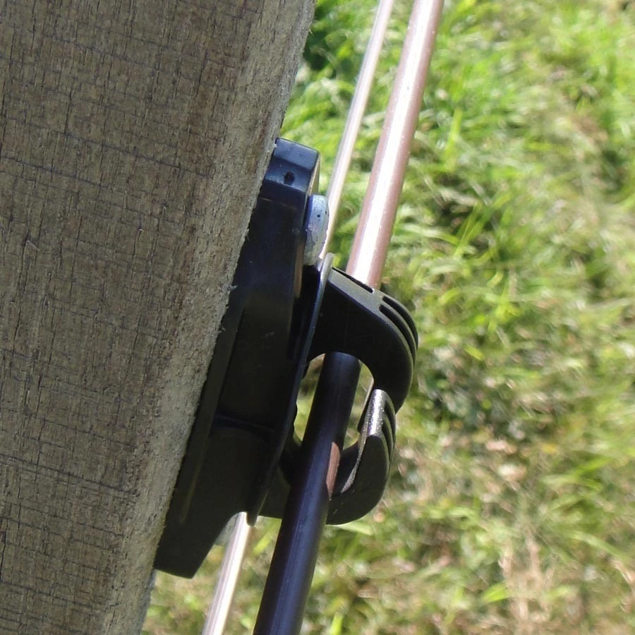 Gallagher W-isolator Super Zwart 25 Stuks 2 Gallagher W-isolator Super Zwart 25 Stuks - Afbeelding 2