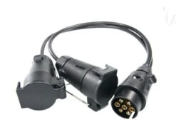 Verloopstekker+2 Stekkerd 7-po