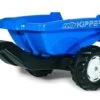 Rolly Toys Kipper II Blauw, Aanhanger Voor Achter Een Traptrekker