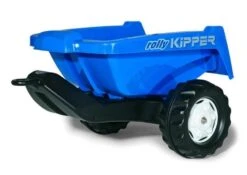 Rolly Toys Kipper II Blauw, Aanhanger Voor Achter Een Traptrekker
