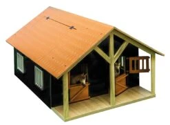 Kidsglobe Paardenstal Met 2 Boxen En Berging 1:24