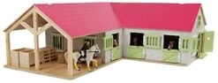 Kidsglobe Paardenstal Met 3 Boxen 1:24