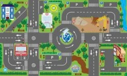 Kidsglobe Verkeerskleed Met Led Verkeerslichten