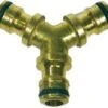 Y-vertakking Met 3 Nippels (messing)