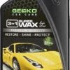 Gecko Polijstmiddel 3 In 1 + Carnuba Fles 500 Ml.