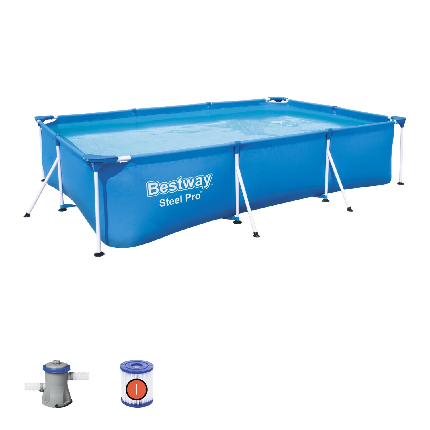Bestway Zwembad Steel Pro Set Rechthoek 300cm 2 Bestway Zwembad Steel Pro Set Rechthoek 300cm - Afbeelding 2