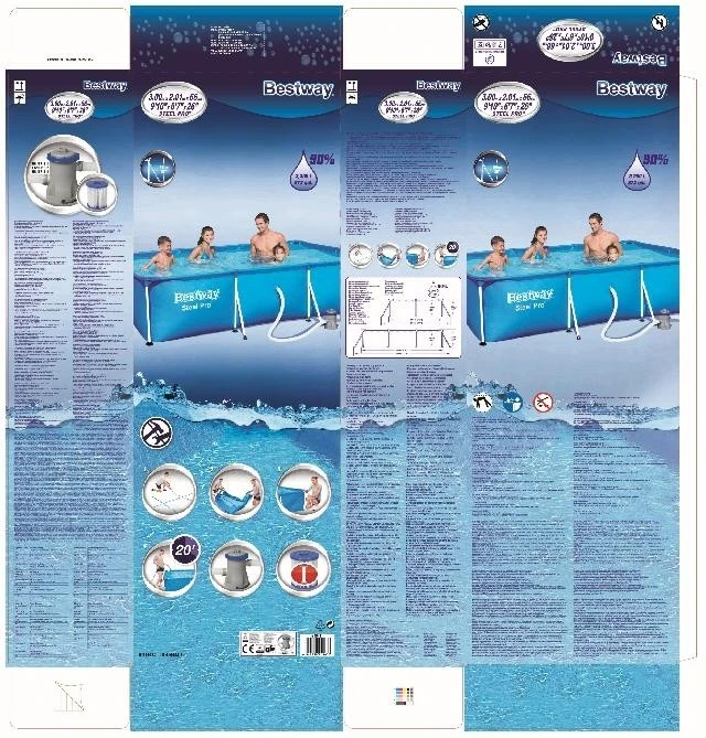 Bestway Zwembad Steel Pro Set Rechthoek 300cm 3 Bestway Zwembad Steel Pro Set Rechthoek 300cm - Afbeelding 3