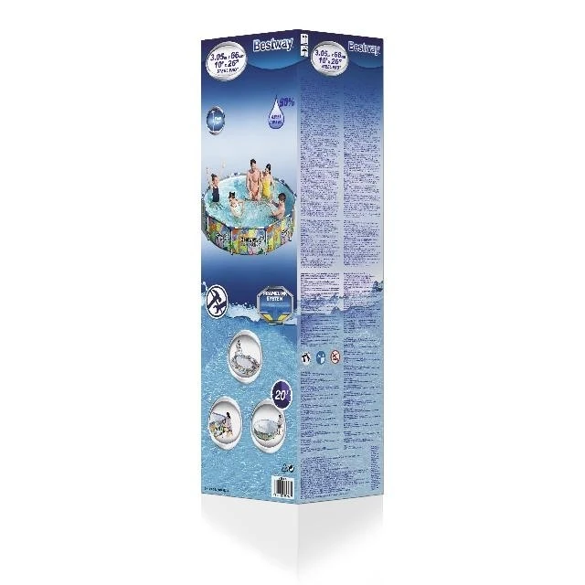 Bestway Zwembad Steel Pro Rond Jungle 305cm 4 Bestway Zwembad Steel Pro Rond Jungle 305cm - Afbeelding 4