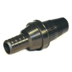 Zuigkorf Kunststof Zwart, 1 1/4” Aansluiting