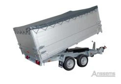 Anssems Kipper KSX Elektrisch 3000 305x178cm -Tuingereedschaps Winkel anssems ksx 2as achterzijde opzetborden 70cm