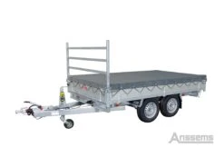 Anssems Kipper KSX Elektrisch 3000 305x178cm -Tuingereedschaps Winkel anssems ksx 2as met voorrek en vlakzeil