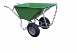 Kruiwagen, 160 Liter, 2-wielig, Groen