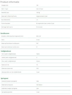 Inground Hi-Flyer Combi Trampoline Met Veiligheidsnet Rond -Tuingereedschaps Winkel inground