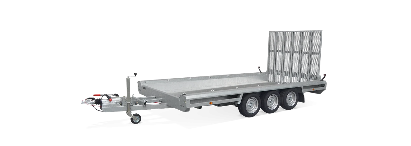 Hulco Machinetransporter Terrax-3 3500 394x180, 3 Assen Met Extra Lange Klep 150cm 2 Hulco Machinetransporter Terrax-3 3500 394x180, 3 Assen Met Extra Lange Klep 150cm - Afbeelding 2